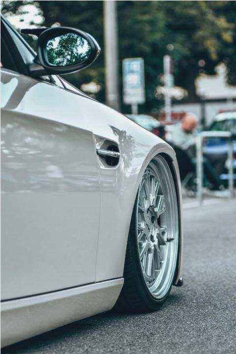 Classic car side profile